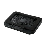 エレコム SX-CL24BK ノートパソコンクーラー 冷却スタンド 12~18インチ対応 大口径12cmファン 18段階風量…