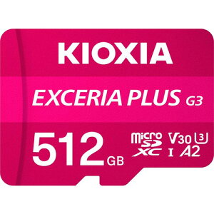 KIOXIA KMUH-C512G microSDJ[h 512GB UHS-I U3 V30 C10 A2