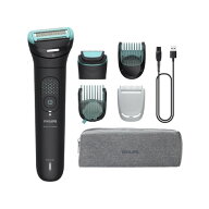 PHILIPS BG7470／15 ボディグルーマー 2D密着シェービングヘッド搭載 水洗い可能 ブラック