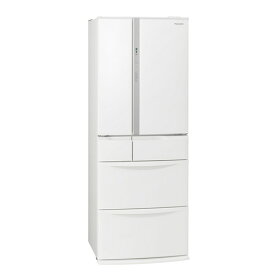 パナソニック 冷蔵庫 451L 観音開き 6ドア 幅68.5cm フルオープン引出し AIエコナビ NR-FVF45S3-W ホワイト系
