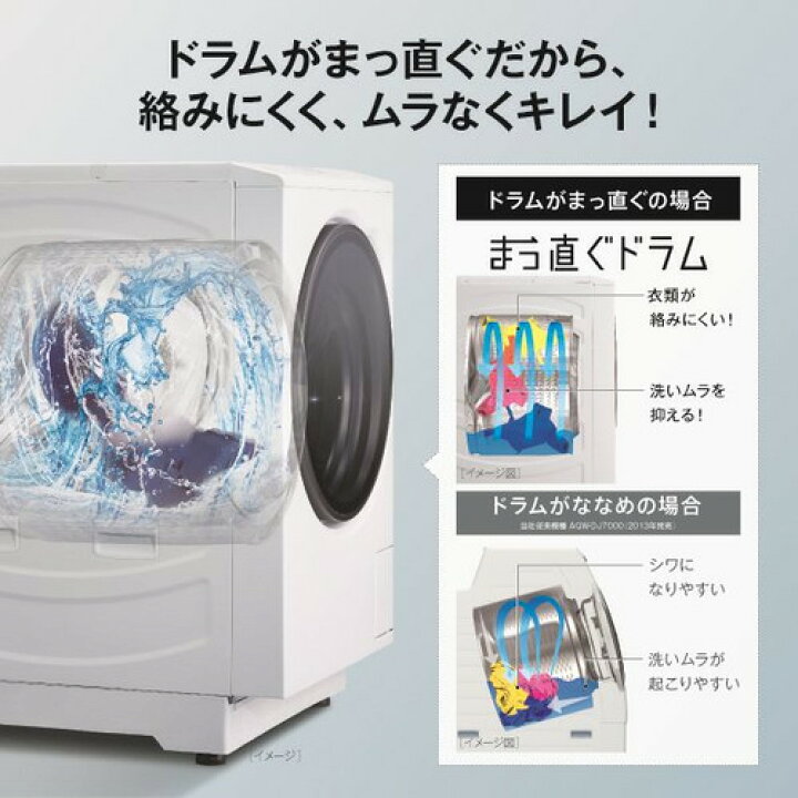 楽天市場】【無料長期保証】AQUA ドラム式洗濯機 右開き 洗濯12kg 乾燥 