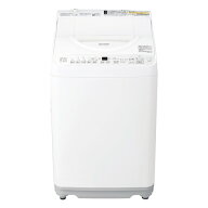 シャープ 縦型洗濯機 洗濯6.5kg 乾燥3.5kg 穴なし槽 ガンコつけおきコース ES-TX6K-W ホワイト系