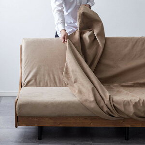 Meuble(���[�u��) �\�t�@�J�o�[ Ex�炭�炭�J�o�[ 180cm �u�t�H�[�X�v �z �x�[�W���F