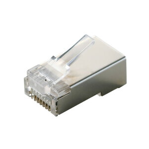 �G���R�� LD-SRJ45T10V2 RJ45 LAN�R�l�N�^ Cat5e STP 10�� �P���E���� ���Ή� �����b�L �V���o�[
