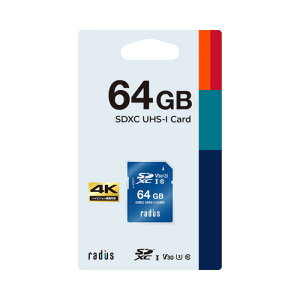 ���f�B�E�X RPSD64U3 SDXC�J�[�h 4K����B�e�Ή� 64GB SD UHS-I U3 V30 Class10