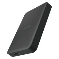 エレコム ELP-HTV020UBK テレビ録画 外付けHDD ポータブル 2.5インチ 2TB 静音ファンレス USB3.2 Gen1(5G…