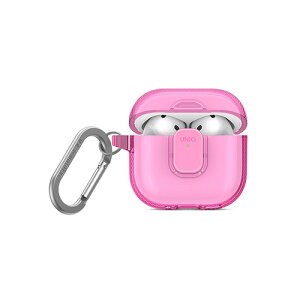 UNIQ UNIQ-AIRPODS(2024)-GLSPCPNK AIRPODS4 TPU�P�[�X UNIQ GLASE PRO �N���A�s���N