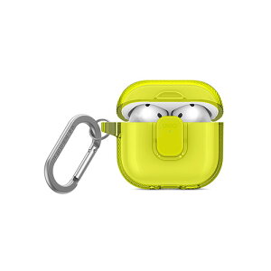 UNIQ UNIQ-AIRPODS(2024)-GLSPLLIM AIRPODS4 TPU�P�[�X UNIQ GLASE PRO �N���A���C��