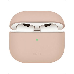 UNIQ UNIQ-AIRPODS(2024)-LINOPNK AIRPODS4 �V���R���P�[�X UNIQ LINO �s���N