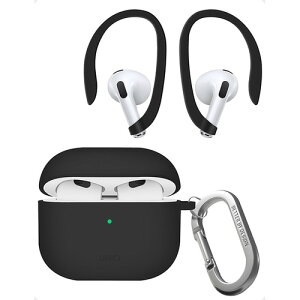UNIQ UNIQ-AIRPODS(2024)-NEXOBLK AIRPODS4 �V���R���P�[�X UNIQ NEXO �u���b�N