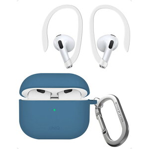 UNIQ UNIQ-AIRPODS(2024)-NEXOPBLU AIRPODS4 �V���R���P�[�X UNIQ NEXO �p�V�t�B�b�N�u���[