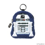PGA PG-DGP17R2 ガジェットポーチ イヤホンや充電ケーブルを収納できる カラビナ付き R2-D2