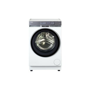 Haier JW-FP100A-W �h���������󊣑��@ ���J�� ����10kg�E����5kg ��59.5cm �P�A�������[�h���� �q�[�^�[���� �z���C�g