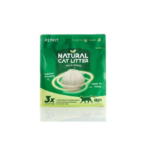 PETKIT PKCL11 NATURAL CAT LITTER ����&�L���b�T�o�L�� �V�R�f��100�� 4�ܓ��� �z���C�g
