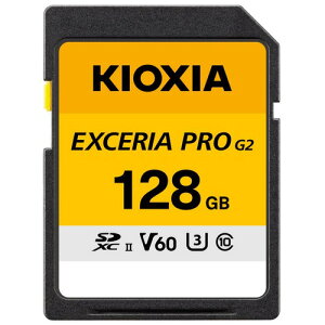 KIOXIA KSDHU-B128G SDXC�J�[�h 128GB Class10 UHS-II UHS�X�s�[�h�N���XU3 �r�f�I�X�s�[�h�N���XV60