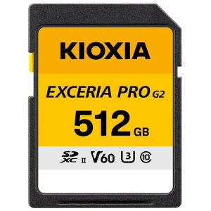KIOXIA KSDHU-B512G SDXC�J�[�h 512GB Class10 UHS-II UHS�X�s�[�h�N���XU3 �r�f�I�X�s�[�h�N���XV60