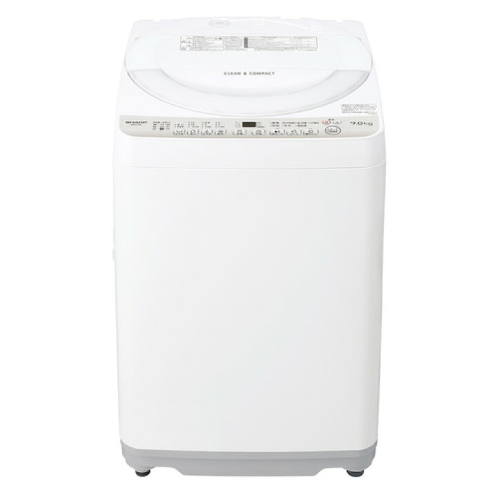 楽天市場】シャープ 全自動洗濯機 洗濯7kg 幅52cm 節水コース 穴なし 