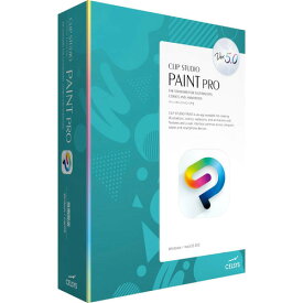 CELSYS CES-10249 CLIP STUDIO PAINT PRO Ver.5.0 買い切り版パッケージ Windows mac対応