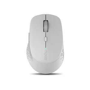 Rapoo M300G-LG �É� ���C�����X�}�E�X 8�{�^�� DPI�ؑ� Bluetooth�Ή� 3��ڑ��\ Windows Mac ChromeOS�Ή� �u���b�N