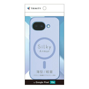 �g���j�e�B TR-PX2610A-SA-CLBL Google Pixel 10a [Silky Armor] �V���L�[�^�b�`�P�[�X �}�b�g�N���A�u���[