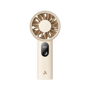AECOOLY PE01BE Halo 03 Portable Handheld Fan 5�i�K���ʐؑ� �X�}�[�gLED�f�W�^���f�B�X�v���C���� �x�[�W��