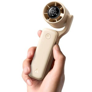 AECOOLY PF04BE Air Gimbal 3in1 Handheld Fan 220°�܂Ŋp�x���� �p���t������ 150g�̌y�� �x�[�W��
