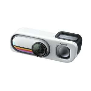 Insta360 CINSAATA-GO3SRETRO128G-CW insta360 GO3S���g�� �N���V�b�N�Ȏʐ^�ƒ��L�p��4K�����ד��悪�B��� 128GB �L�����p�X�z���C�g