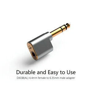 ddHiFi DJ65B(AL) �I�[�f�B�I�p�ϊ��A�_�v�^�[ 4.4mm to 6.35mm ���z���ɍ����xOCC�P�[�u���̗p