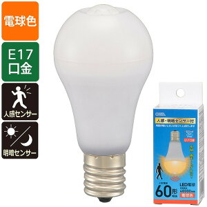 �I�[���d�@ LDA7L-G�^E17 PIR LED�d�����` E17 60�`���� �l�����ÃZ���T�[�t �d���F 770lm