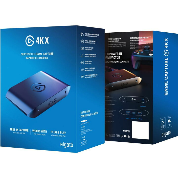 楽天市場】Elgato エルガト Game Capture 4K X 10GBH9901 : ヤマダ電機 