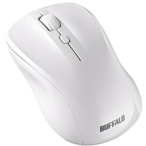 BUFFALO BSMBB110WH ���C�����X�}�E�X 3�{�^�� BlueLED�Z���T�[���� DPI�ύX�\ Bluetooth�Ή� �z���C�g