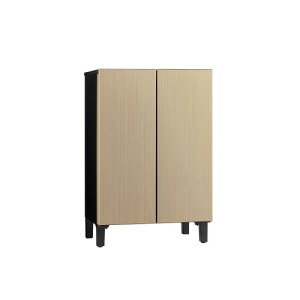 AQUA �①�� 72L �ω��J�� 2�h�A ��60cm �C���o�[�^�[�R���v���b�T�[���� �É��R���p�N�g�݌v AQR-FD7B(C) �O���[�W���E�b�h