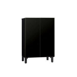 AQUA �①�� 72L �ω��J�� 2�h�A ��60cm �C���o�[�^�[�R���v���b�T�[���� �É��R���p�N�g�݌v AQR-FD7B(K) �}�b�g�u���b�N