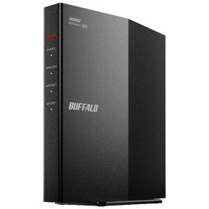 BUFFALO WSR3000AX4L ����LAN�e�@ Wi-Fi 6�Ή� �r�[���t�H�[�~���O MU-MIMO�Ή� �u���b�N