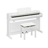 ヤマハ YDP-166WH 電子ピアノ 鍵盤数88 グランドタッチ-イー鍵盤搭載 FIRフィルター採用 ディフューザー…