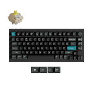 keychron Q1U-M4-US ���C�����X���J�j�J���L�[�{�[�h Q1 Ultra �o�i�i�� �p��z�� �e���L�[���X Windows Mac�Ή� �u���b�N