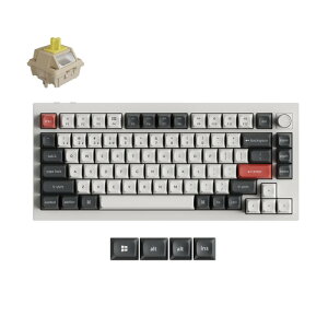 keychron Q1U-P4-US ���C�����X���J�j�J���L�[�{�[�h Q1 Ultra �o�i�i�� �p��z�� �e���L�[���X Windows Mac�Ή� �z���C�g