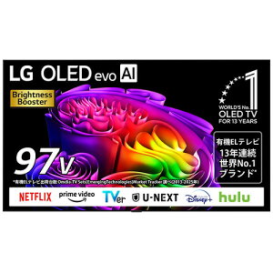 �y���������ۏ؁zLG Electronics OLED97G6PJA �L�@EL�e���r 97V�^ 4K�Ή� �n�f�W�EBS�^110�xCS�EBS 4K�`���[�i�[���� YouTube�ENetflix�Ή� �u���b�N