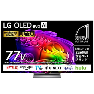 �y���������ۏ؁zLG Electronics OLED77G6PJB �L�@EL�e���r 77V�^ 4K�Ή� �n�f�W�EBS�^110�xCS�EBS 4K�`���[�i�[���� YouTube�ENetflix�Ή� �u���b�N