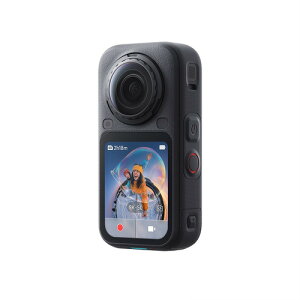 Insta360 CINSABXA-X601 insta360 X6 �f���A��1�^1.1�C���`�����`�Z���T�[���� 8K50fps 360�x����Ή� �u���b�N