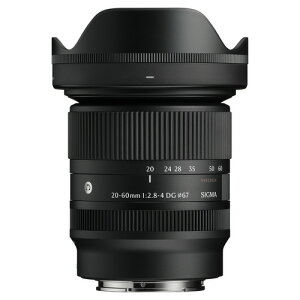 SIGMA 20-60mm F2.8-4 DG SE �~���[���X�p���������Y ���L�p20mm����W����60mm�܂ŃJ�o�[ �J��F�l2.8���� �\�j�[ E�}�E���g �u���b�N