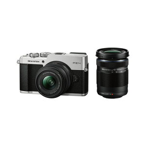 OM SYSTEM PEN �_�u���Y�[���L�b�g SLV �~���[���X���J���� 4�^3�^ Live MOS�Z���T�[���� �L����f�� ��2037����f �V���o�[