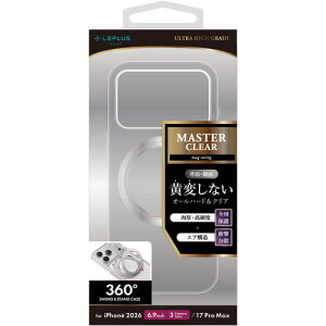 MS�\�����[�V�����Y LN-IL26MCMSSV iPhone 18 Pro Max�uMASTER CLEAR mag swing�v�N���A+�V���o�[ SV