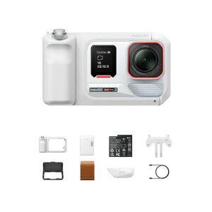 Insta360 CINSBBGA-ACEPRO2193 ACEPRO2�|�P�b�g�v�����^�[�L�b�g 1�^1.3�C���`�Z���T�[���� �𑜓x8K30fps �ʐ^��f��5,000����f �z���C�g