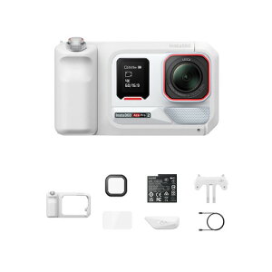 Insta360 CINSBBGA-ACEPRO2198 ACEPRO2�X�g���[�g�B�e�~�X�g�L�b�g 1�^1.3�C���`�Z���T�[���� �𑜓x8K30fps �ʐ^��f��5,000����f �z���C�g