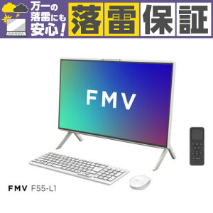 �y�����ۏ؃Z�b�g�z�x�m�� �f�X�N�g�b�vPC FMV Desktop F FMVF55L1WA[23.8�^ | �t��HD | Ryzen 5 | 16GB | 512GB | Windows 11 | Office OP�t | �z���C�g]