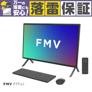 �y�����ۏ؃Z�b�g�z�x�m�� �f�X�N�g�b�vPC FMV Desktop F FMVF77L1BA[27�^ | WQHD | Ryzen AI 7 | 32GB | 1TB | Windows 11 Home | Office OP�t | �u���b�N]
