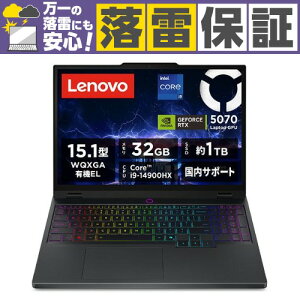 �y�����ۏ؃Z�b�g�zLenovo �m�[�gPC Legion 5i Gen 10 83LY00UVJP[15.1�^ | WQXGA | Core i9 | 32GB | SSD 1TB | Windows 11 Home | �G�N���v�X�u���b�N]