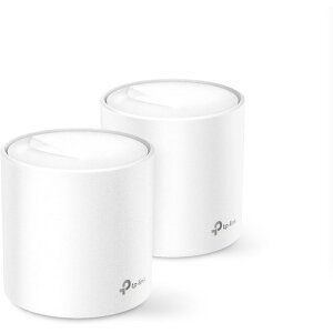 TP-LINK Deco X20 2P JP ����LAN���[�^ Wi-Fi 6 AX1800 ���b�V�� �r�[���t�H�[�~���O �ڑ��䐔 �ő�150�� 2�p�b�N