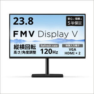 �x�m�� K0AJ001YJF 23.8�^���C�h�f�B�X�v���C �c����] VGA+HDMI×2 FMV Display V2403 �u���b�N